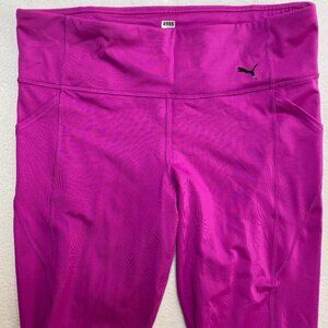 NWT Puma Leggings Womens 1X Hot Pink Drycell Running Training Pants $45